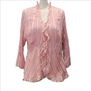 Elementz Pink Ruffled Blouse with Cami